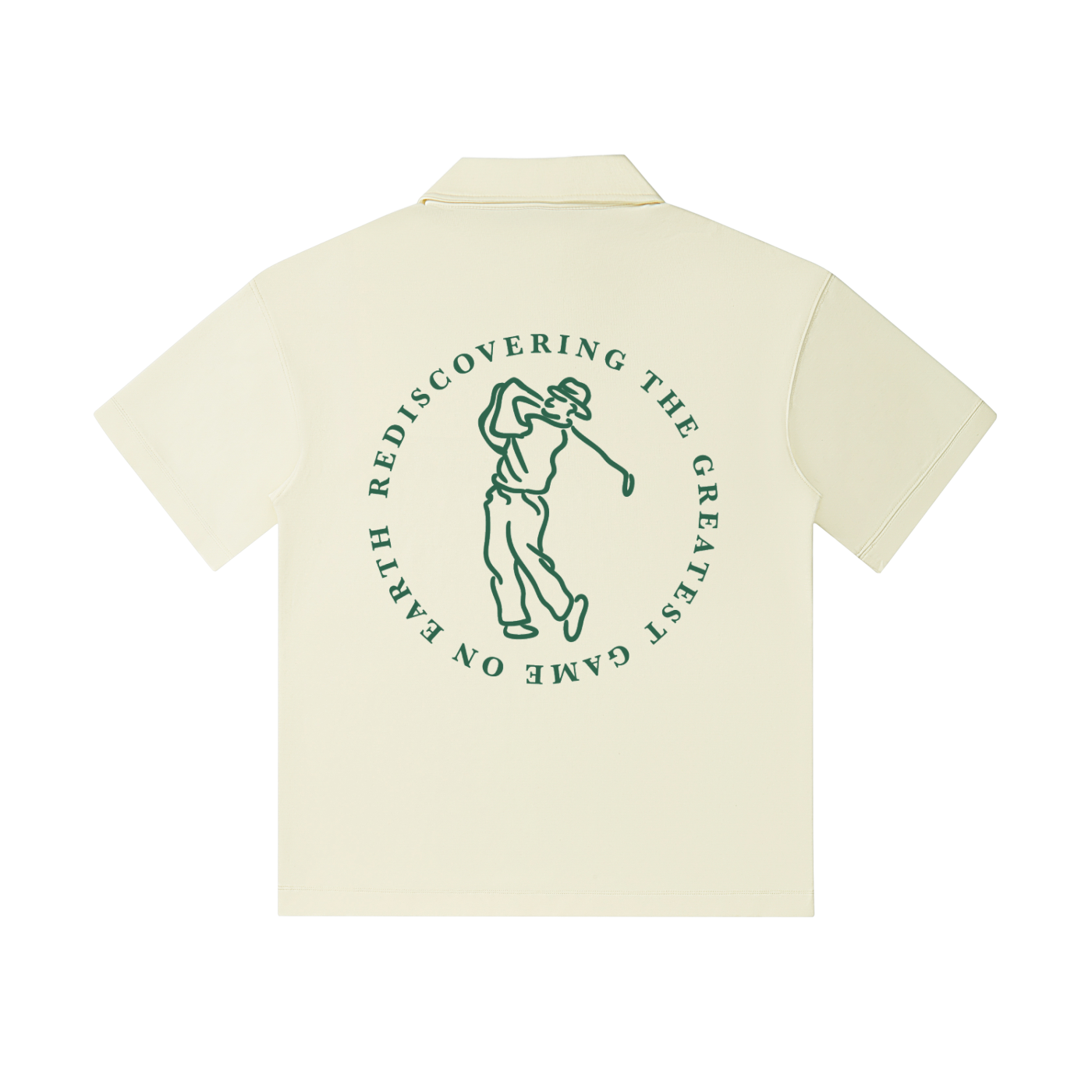 Drop Shoulder Short-Sleeve Polo