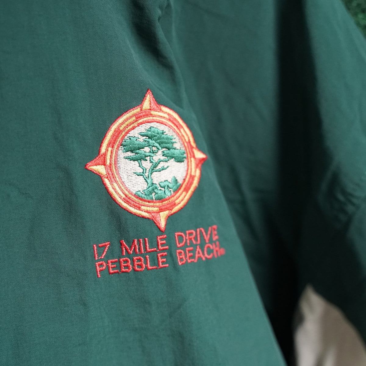 Vintage Pebble Beach 17 Mile Drive Windbreaker