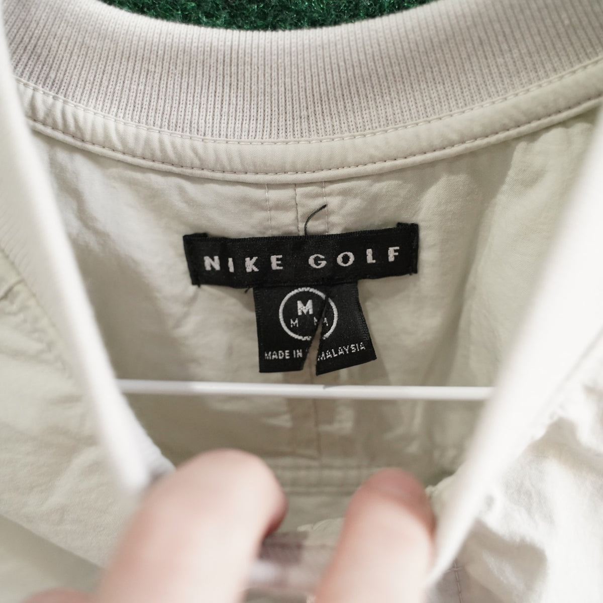 Vintage Nike Golf Henley Pullover - Cream - M