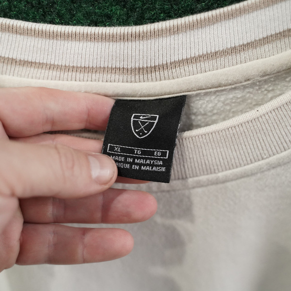 Vintage Nike Golf Crewneck Sweatshirt - Cream - XL