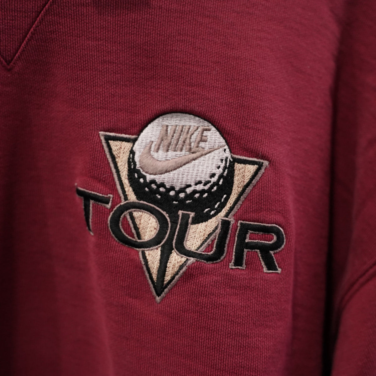 Vintage Nike Tour Crewneck Sweatshirt - Maroon