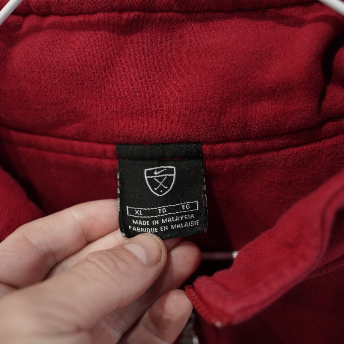 Vintage Nike Golf Quarter-Zip Pullover - Red - XL