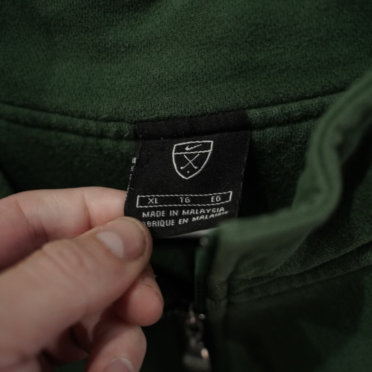 Vintage Nike Golf Quarter-Zip Pullover - Dark Green - XL