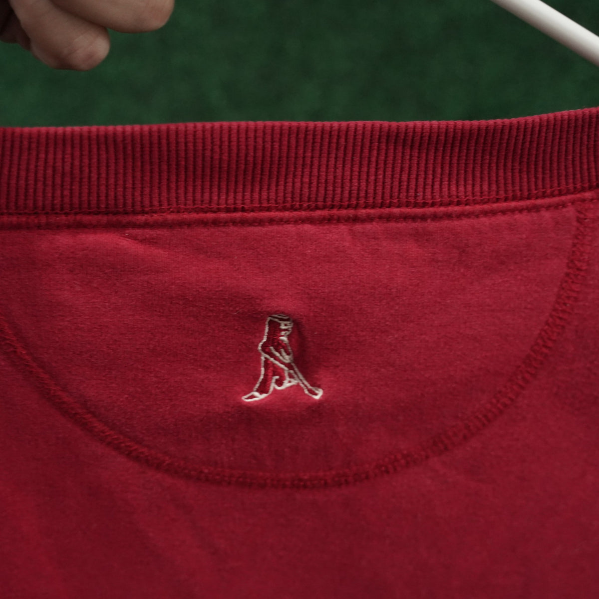 Vintage Ping Applique Crewneck Sweatshirt - Red (XXL)