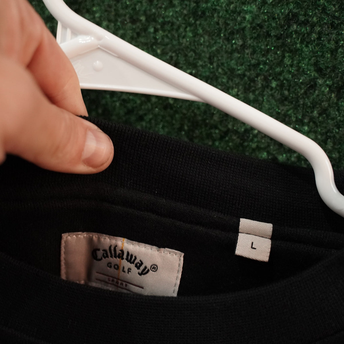 Vintage Callaway Golf Script Crewneck Sweatshirt - Black (L)