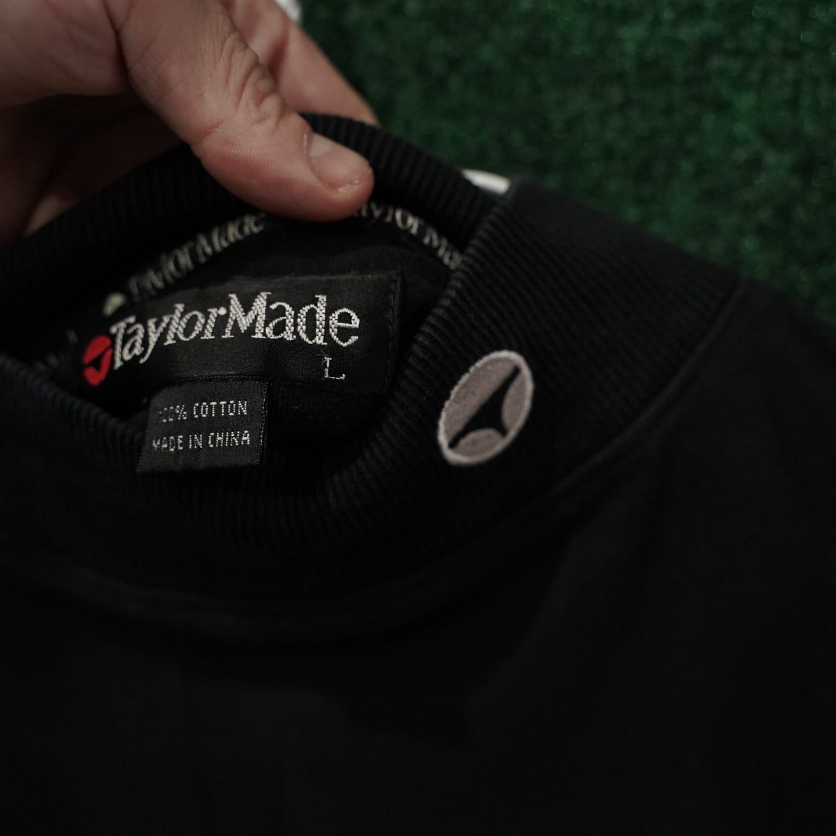 Vintage TaylorMade Mock-Neck Pullover - Black - L