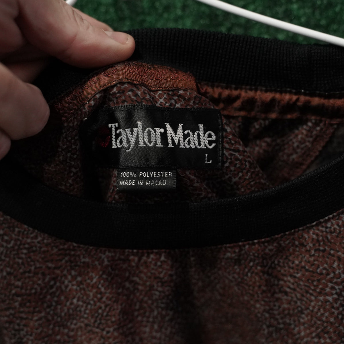 Vintage TaylorMade Pullover - Rust Pattern - L