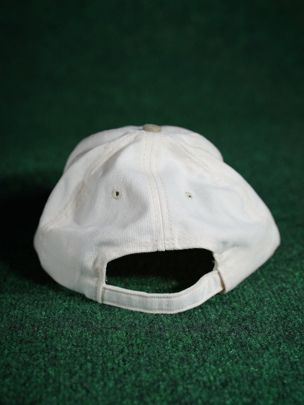 Vintage Energizer Senior Tour Championship Golf Hat White Khaki Strapback