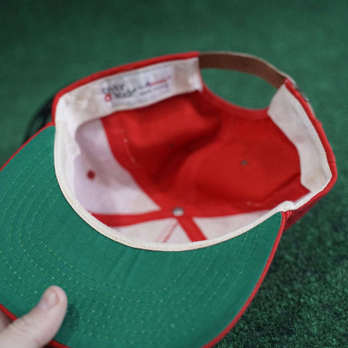 Vintage Taylor Made Rope Hat - Red Texace