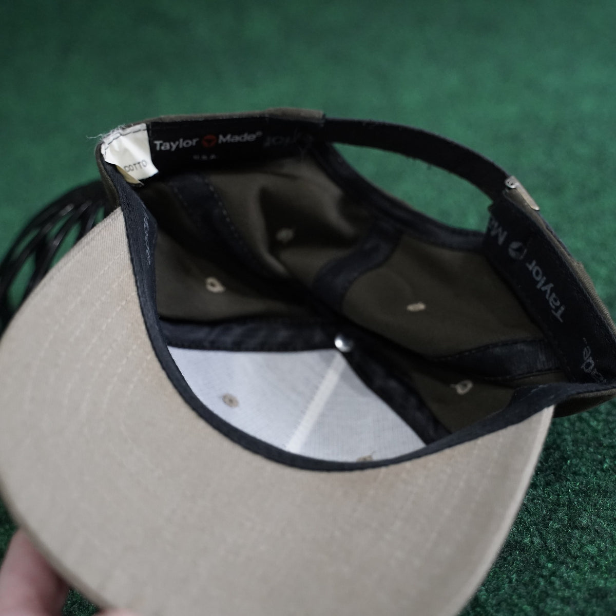Vintage TaylorMade Script Hat - Gray/Tan