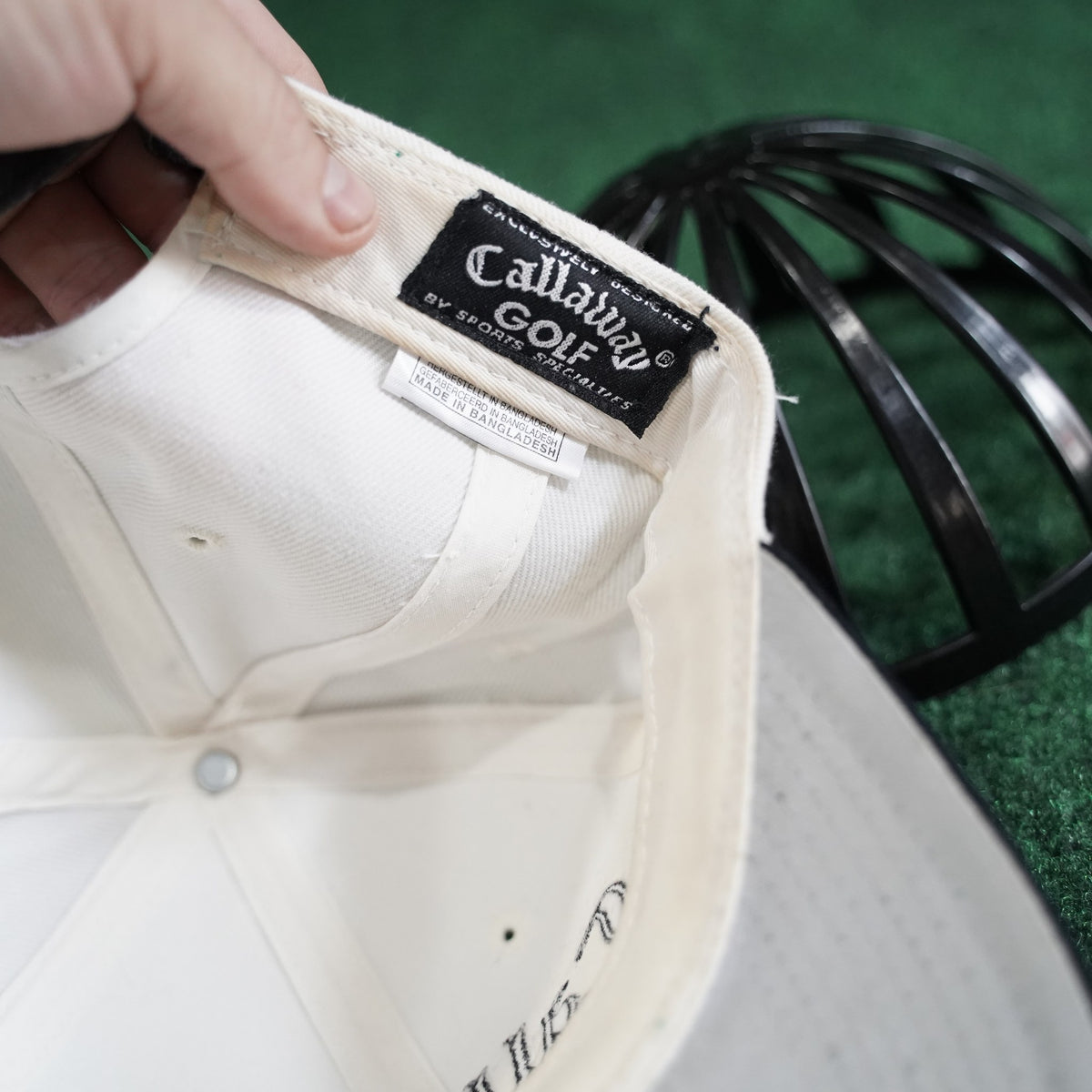 Vintage Callaway 'Big Bertha' Rope Hat - White/Black