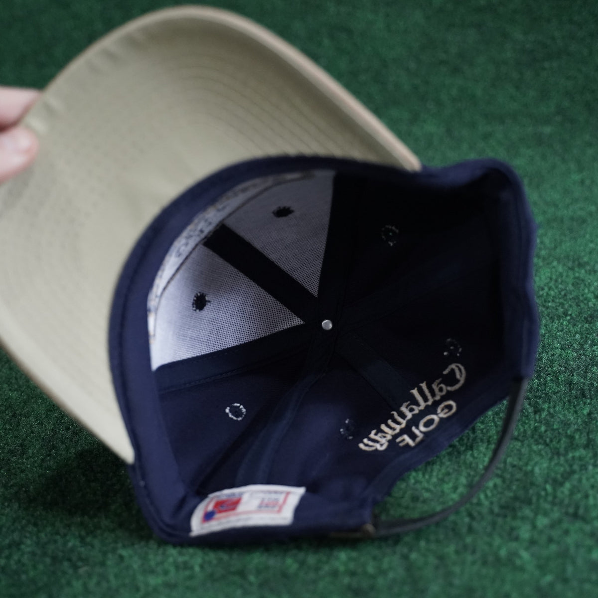 Vintage Callaway Big Bertha Patch Hat - Navy/Tan
