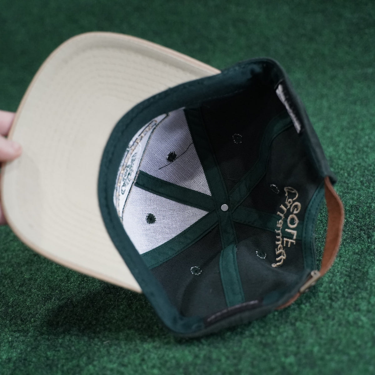 Vintage Callaway Big Bertha Patch Hat - Black/Tan