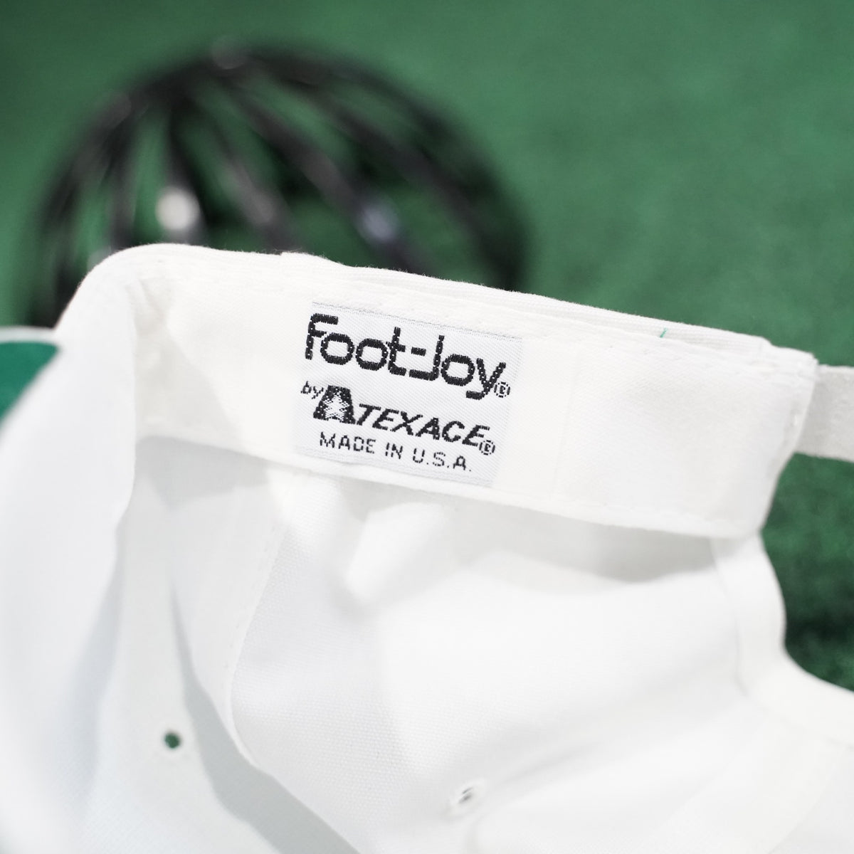 Foot-Joy Rope Hat (White, Black Script)