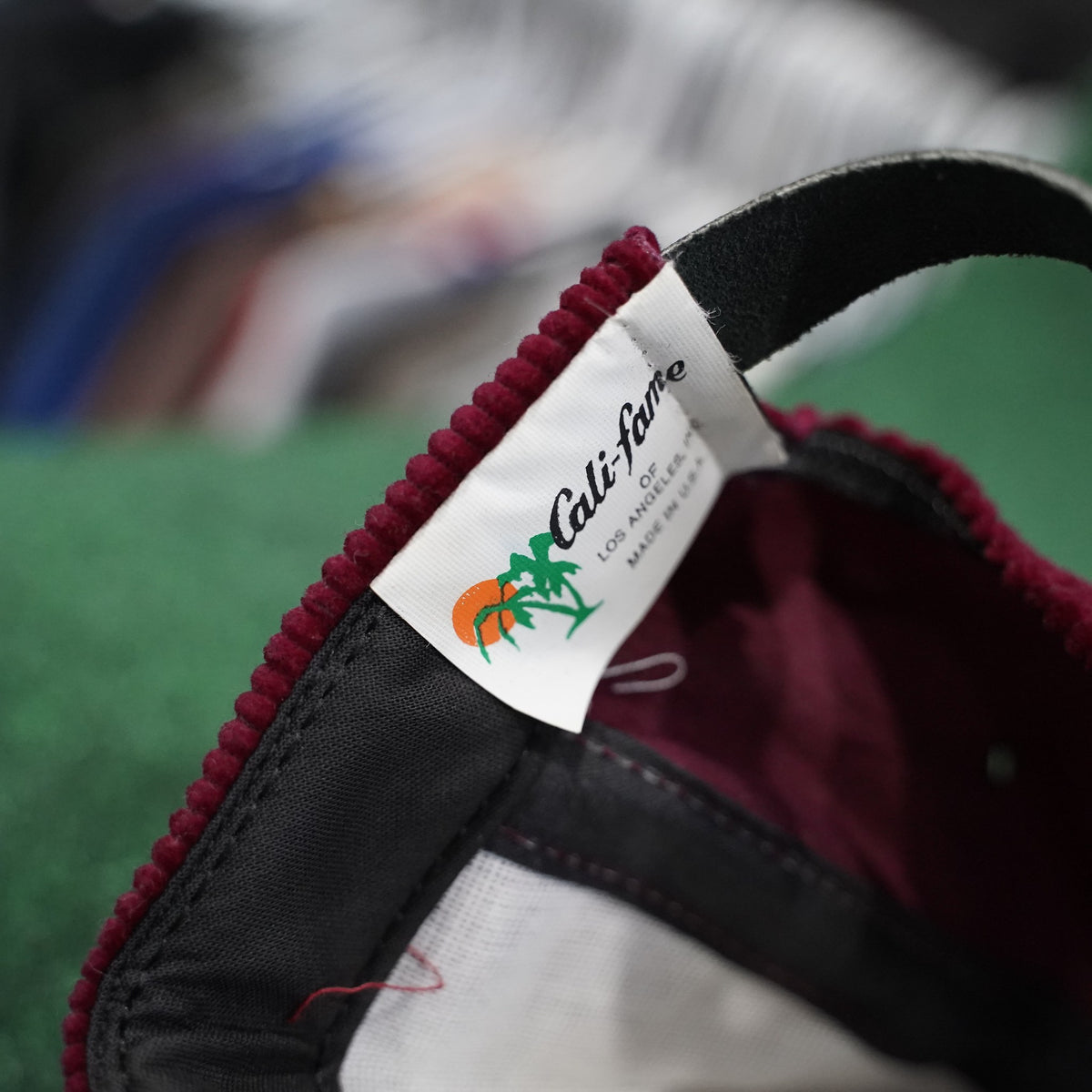 Cypress Point Club Corduroy Rope Hat (Burgundy)