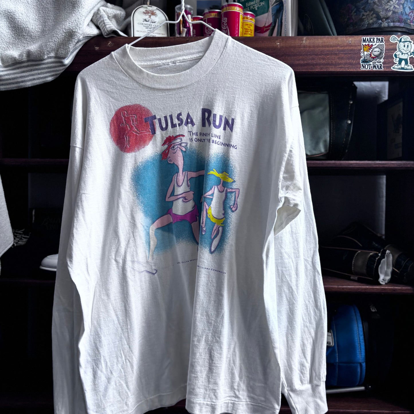Vintage Tulsa run longsleeve 1992