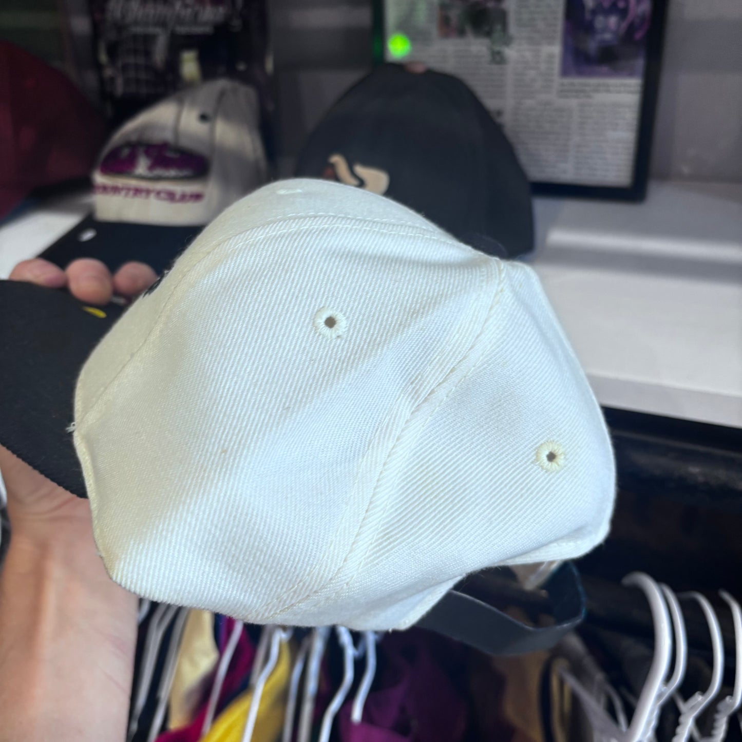 Vintage Callaway Big Bertha golf hat leather strap back