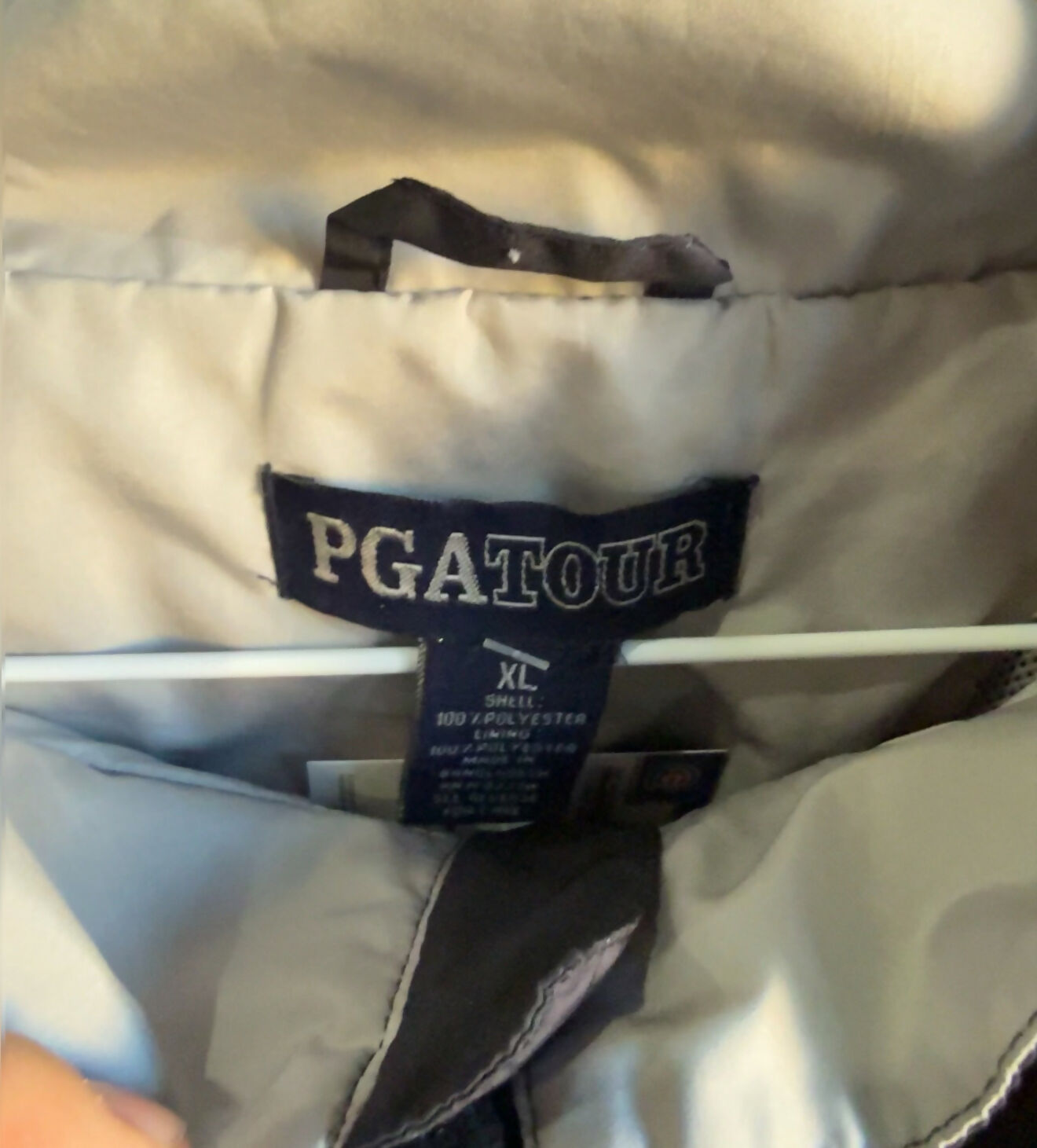 VTG PGA Tour Windbreaker 1/4 Zip 014