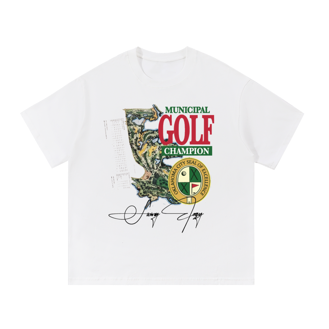 Municipal golf champion t-shirt