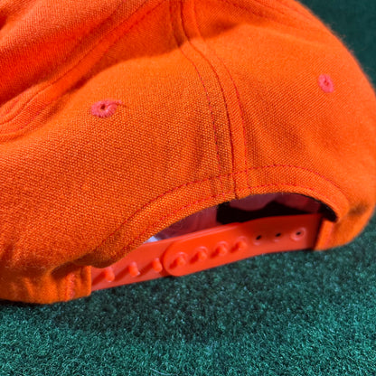 Vintage Chevrolet Chevy Orange Snapback Hat