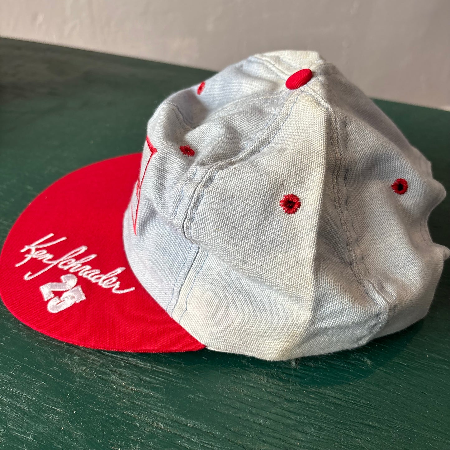 Vintage Budweiser Racing Snapback Hat #25 Ken Schrader
