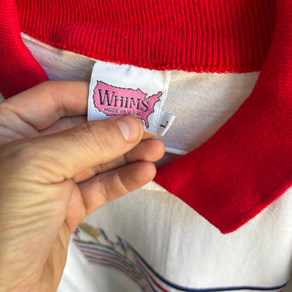 Vintahe Golf American flag polo L