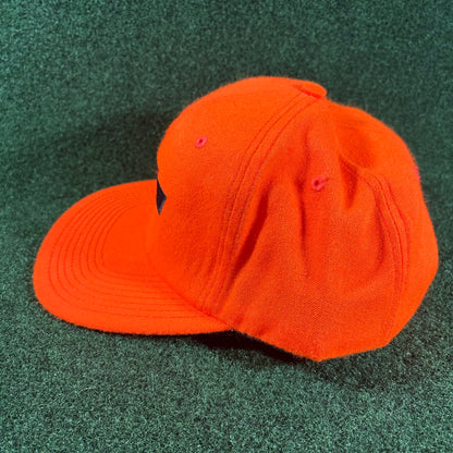 Vintage Chevrolet Chevy Orange Snapback Hat