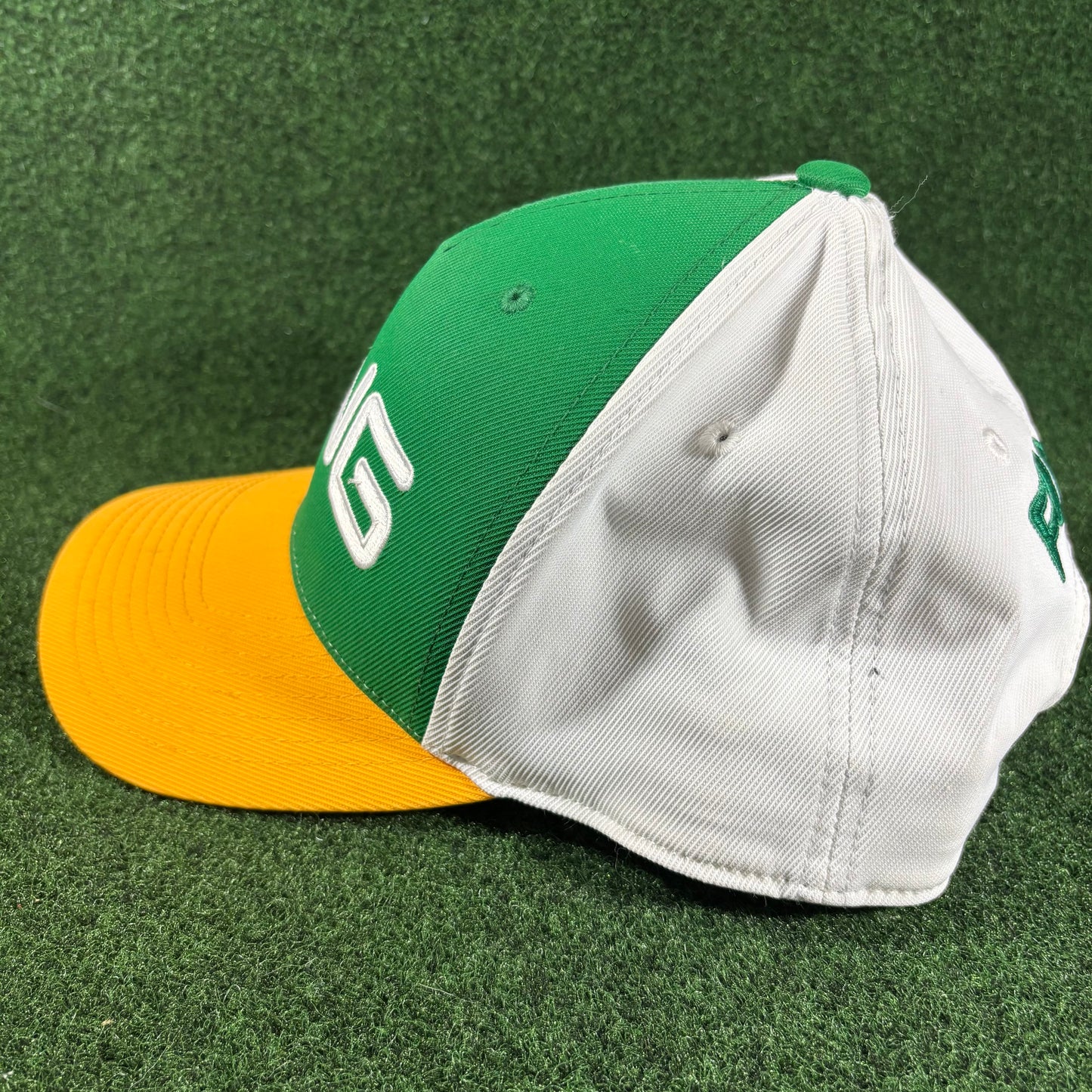 Vintage Ping 3 Tone Snapchack Green and Yellow
