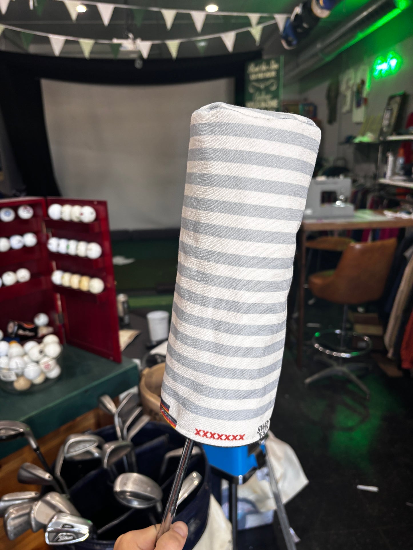 (New) Striped Swing Eazy Headcover - 3 wood or below only