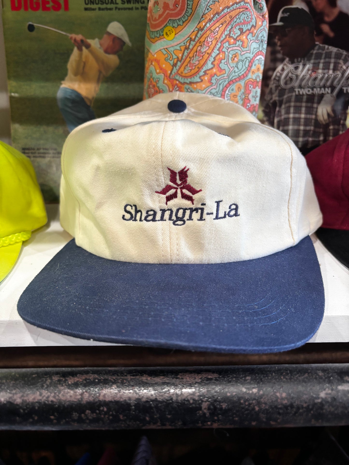 $Vintage Shangri La Imperial strap back