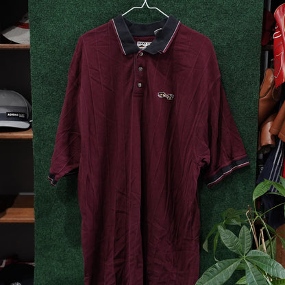 Vintage Snake Eyes Golf Polo - Burgundy