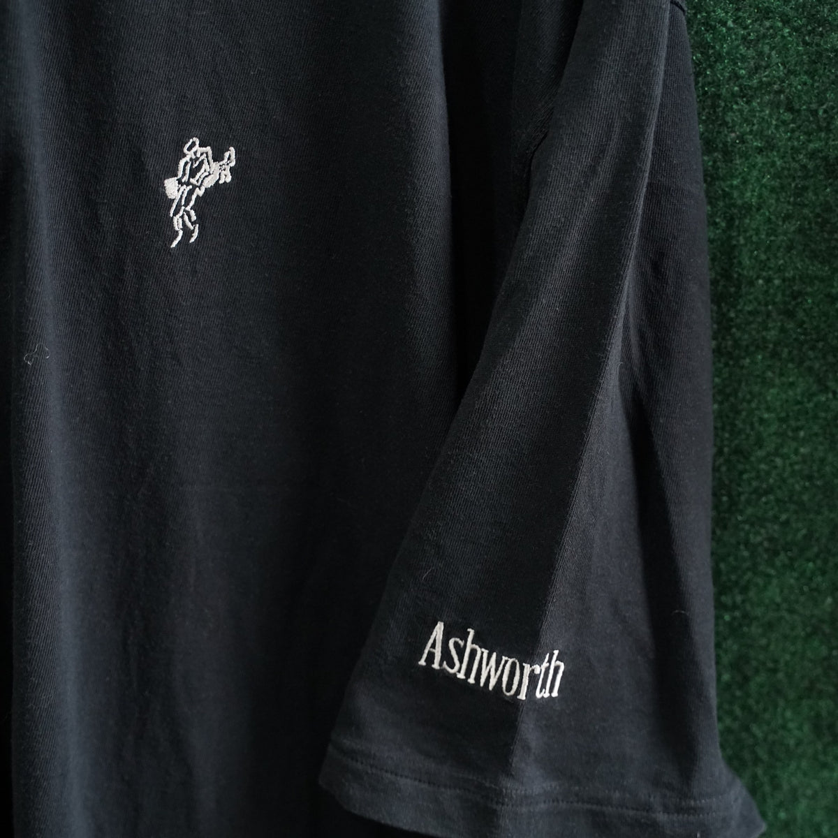 Vintage Ashworth Polo - Black/Gray