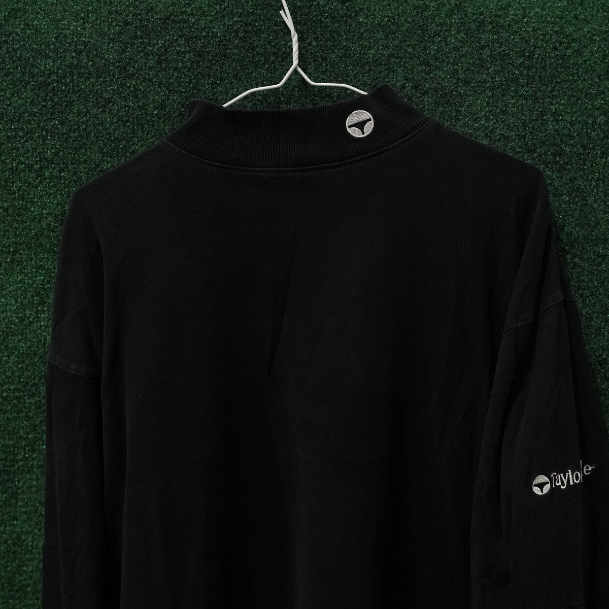 Vintage TaylorMade Mock-Neck Pullover - Black - L