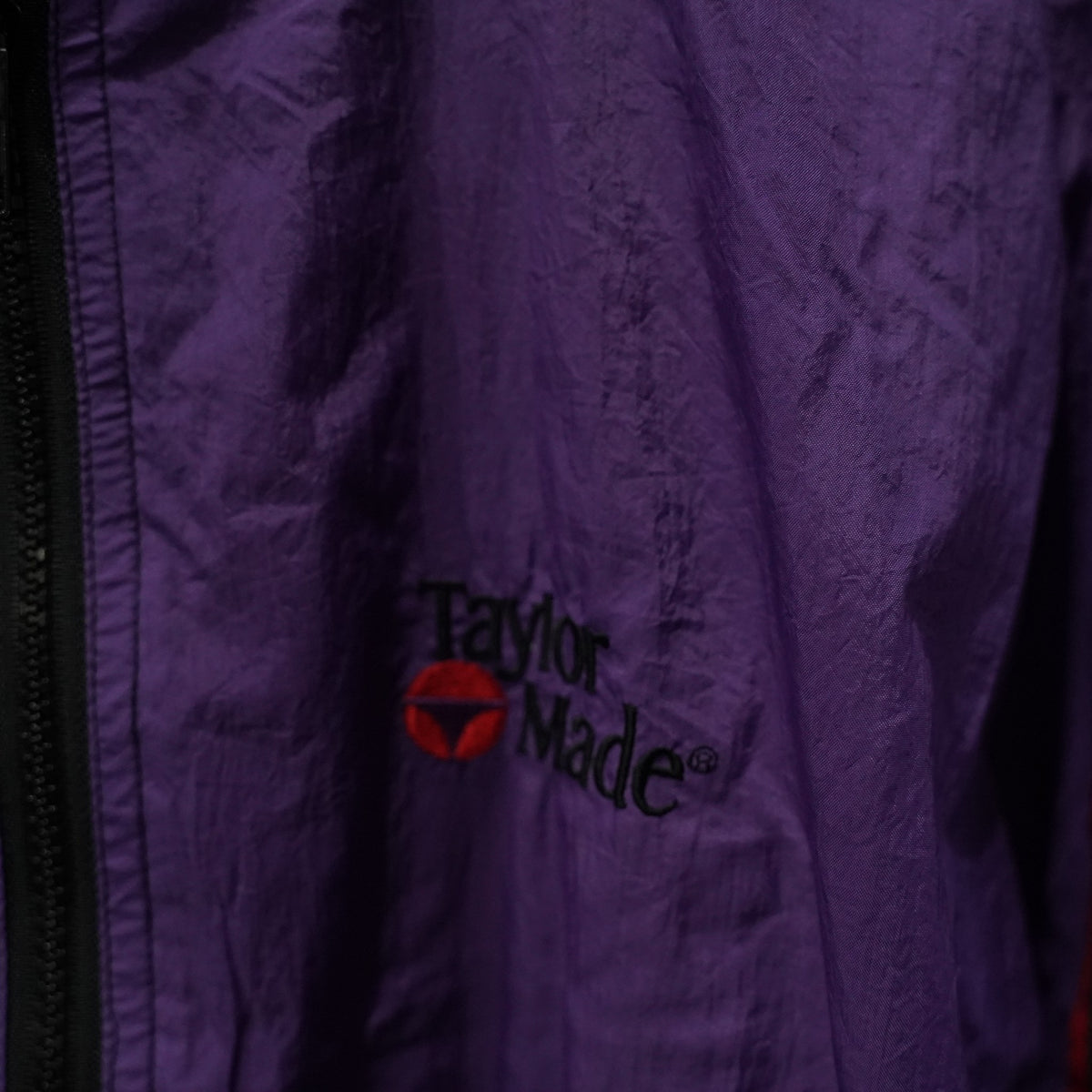 Vintage TaylorMade Quarter-Zip Windbreaker - Purple/Black - L