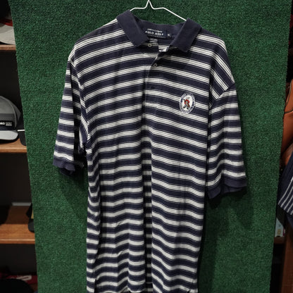 Vintage 1999 U.S. Open Pinehurst Polo Golf Polo - Navy/White Stripe