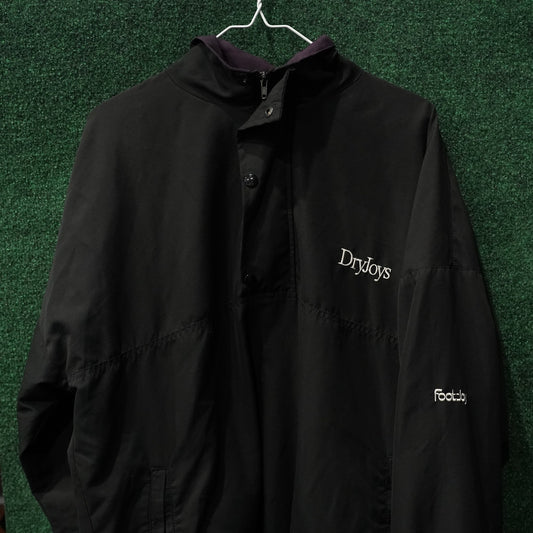 Vintage FootJoy DryJoys Pullover Windshirt - Black