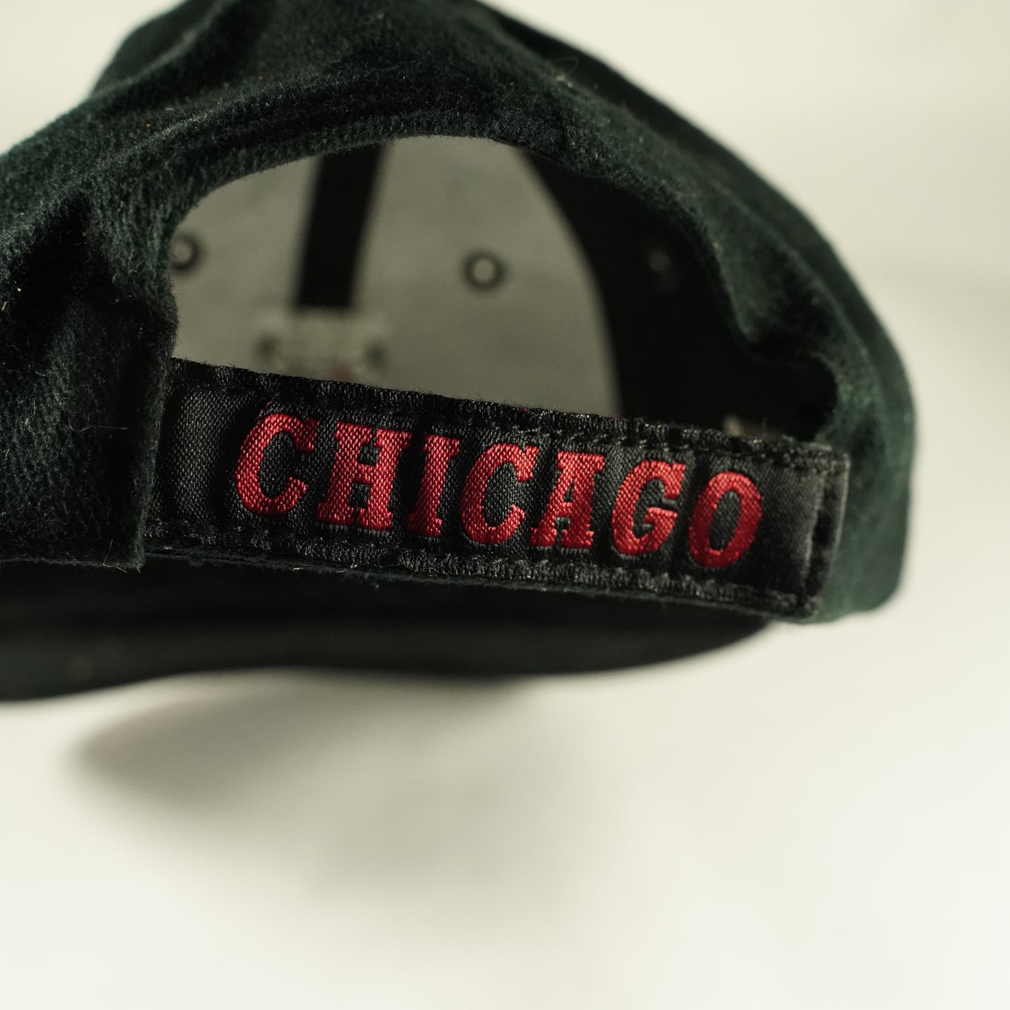Vintage Black Chicago Bulls Snapback Hat