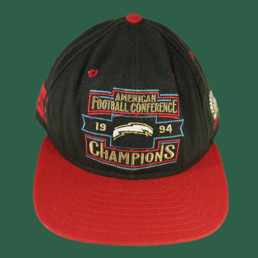 Vintage San Diego Chargers 1994 AFC Champions Snapback Hat