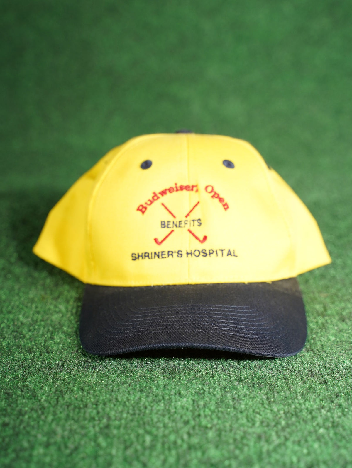 Vintage Budweiser Open Golf Hat Benefits Shriner's Hospital Snapback