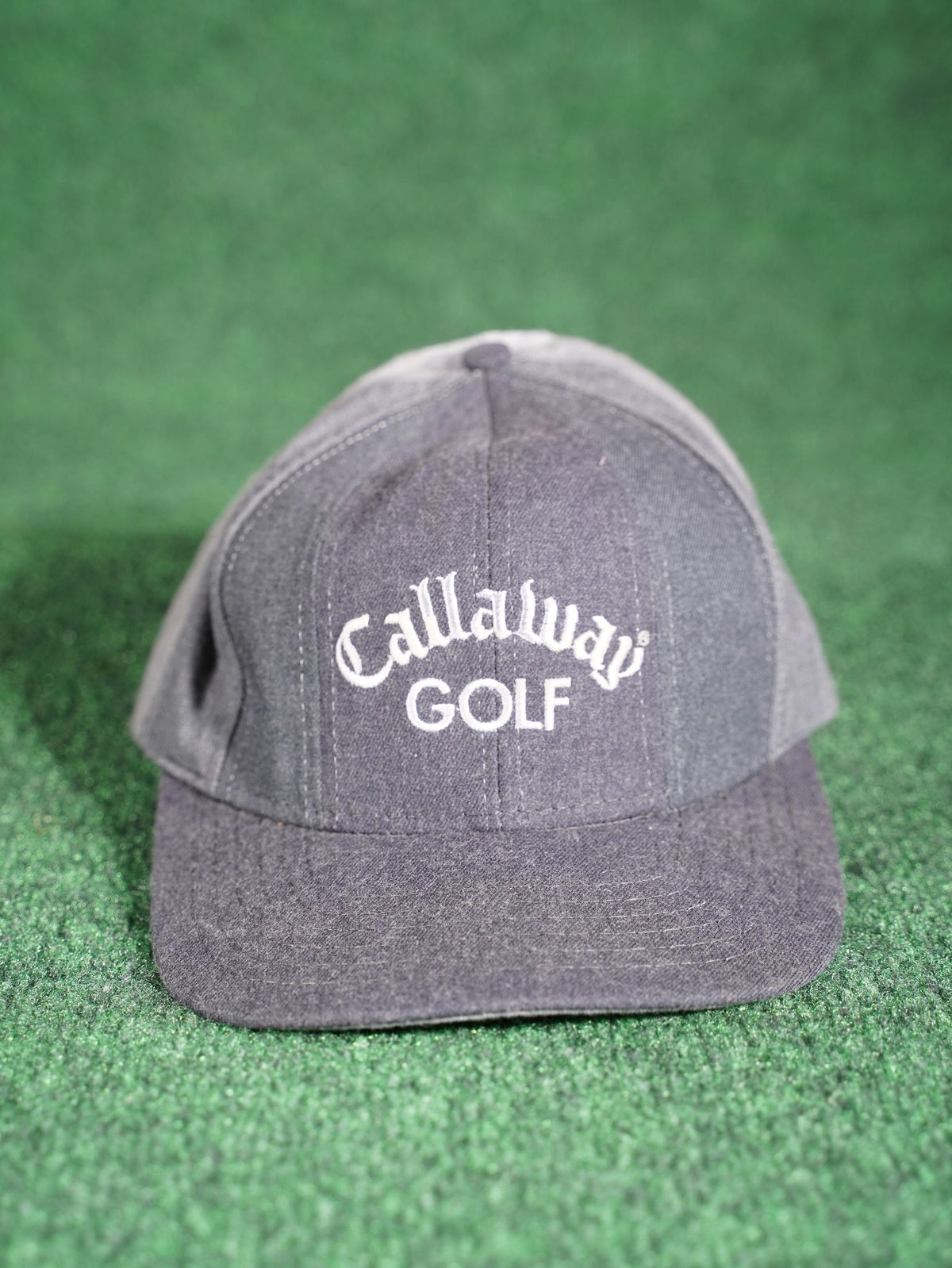 Callaway Golf Hat Three-Tone Gray Embroidered Logo Vintage Style Cap