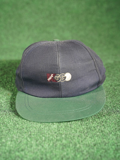 Vintage Kmart Golf Club Hat Izod Club Navy Green Leather Strap Cap