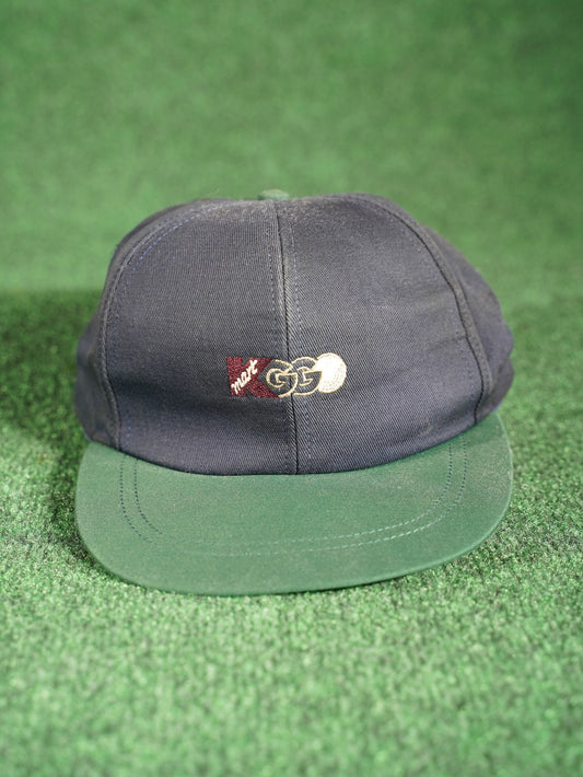 Vintage Kmart Golf Club Hat Izod Club Navy Green Leather Strap Cap