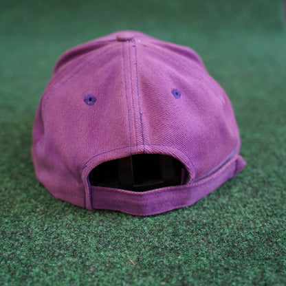 Vintage Dallas Golf Snapback Hat Purple Black Embroidered 90s Cap