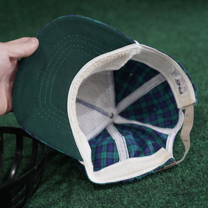 Vintage Ping Rope Hat - Green/Purple Tartan