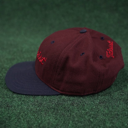 Titleist Mike McGetrick Golf School Strap-Back Hat (Maroon/Navy Brim)