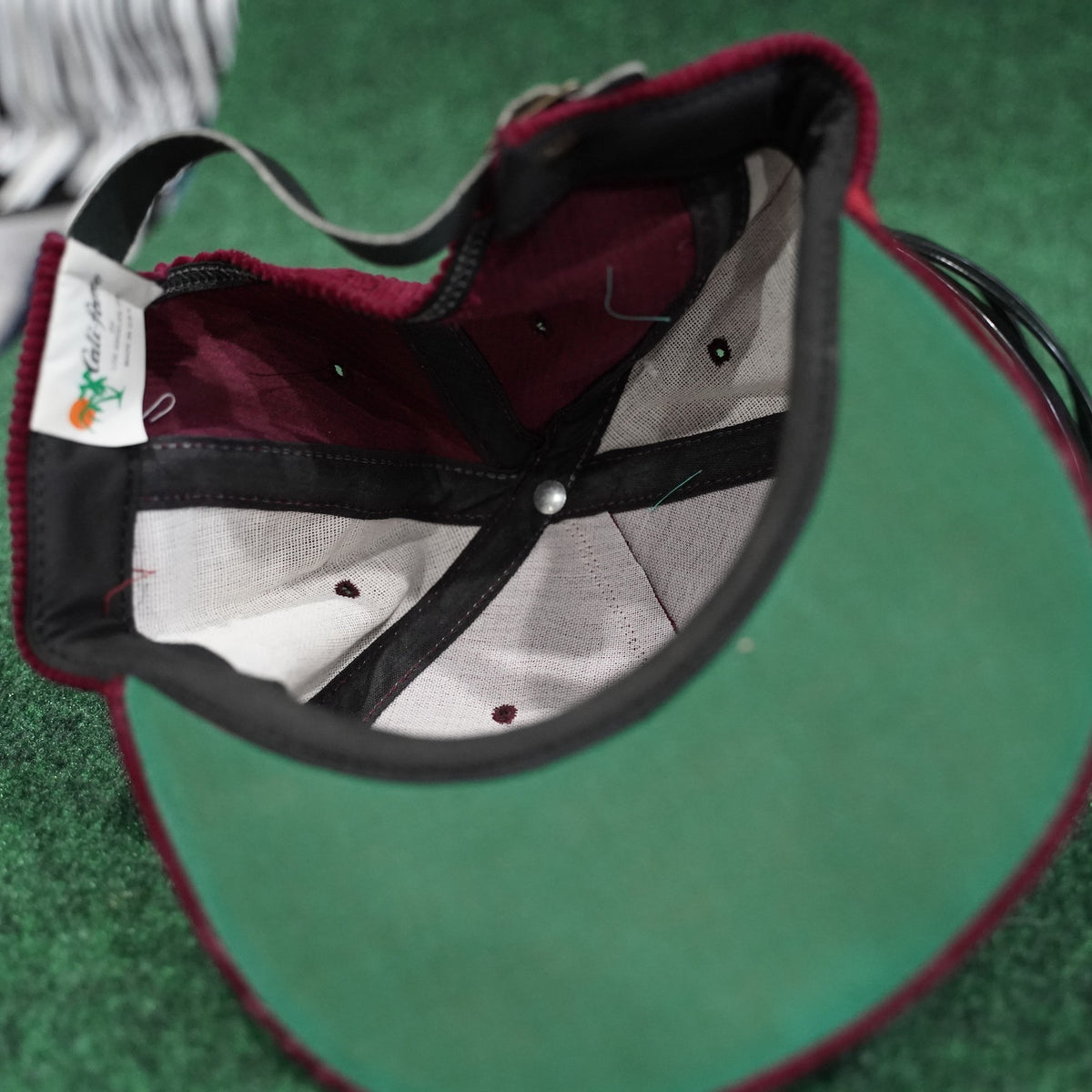 Cypress Point Club Corduroy Rope Hat (Burgundy)