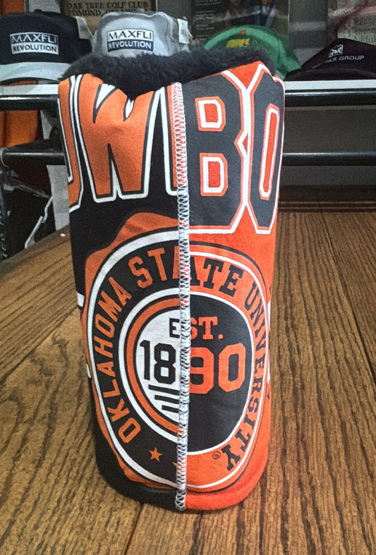 Vintage 2 color OSU Oklahoma State tee golf Headcover