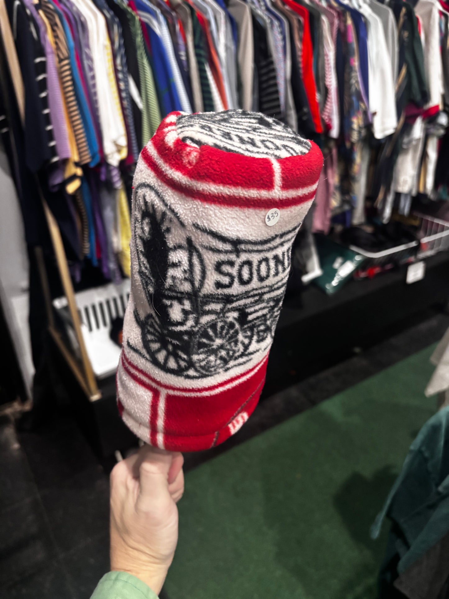 OU Oklahoma Sooners Vintage 1 of 1 headcover 3 wood or below