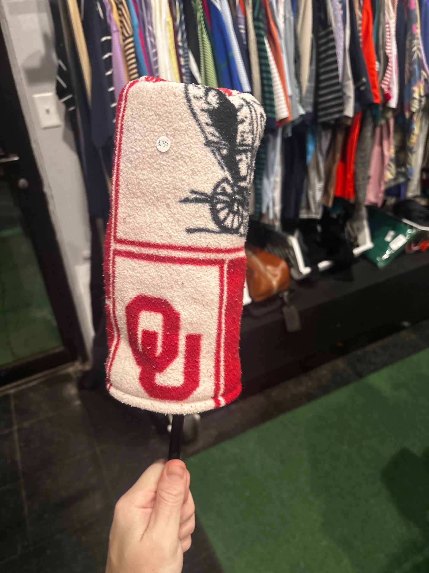 OU Oklahoma Sooners Vintage 1 of 1 headcover 3 wood or below