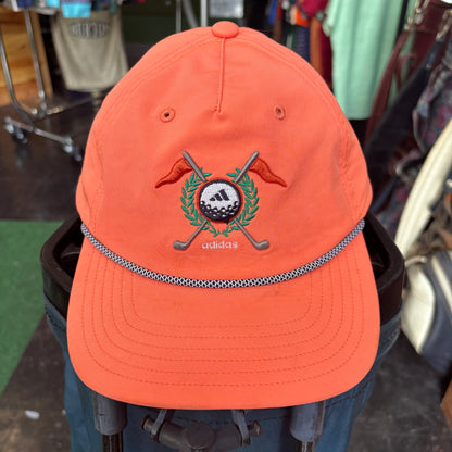 Adidas pink salmon golf hat snapback